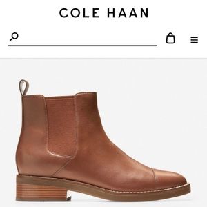 NWT Cole Haan Harvest Brown Leather Boot